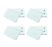 CNANRNANC Paquete de 4 fundas de repuesto para mopa Leifheit para Profi XL y Cotton Plus, almohadillas de limpieza de microfibra de 47 x 16 cm para madera dura para suelos laminados, lavables a