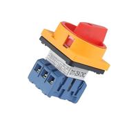 CNC D11-25 interruptor giratorio Selector cambio interruptor de leva 25A 1 fase 2 posiciones 4 terminales candado