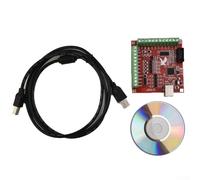 CNC USB Controller 100kHz 4-Achsen Motion Board para fresadora y grabado, controlador aislado con volante y control de husillo