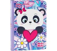 CO-MA Agenda compatible con agenda Mofu Mofu Morada diaria 2026/2027, 12 meses, 17 x 12 cm + pulsera de regalo