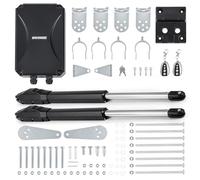 CO-Z 400KG Motor Puerta Batiente, Kit Motor Puerta Batiente 2 Hojas para Puertas Dobles, Motor Puertas Abatible con 2 Controles Remotos y Llaves de Liberación