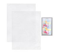 COACOM 2 Bolsas De Almacenamiento para Globos, Bolsa para Colgar Globos De Plástico Transparente, Bolsa Protectora para Globos, Bolsa Grande para Colgar Globos para Transportar Globos (Blanco)