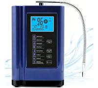 COAKUE Ionizador de Agua alcalina AG7.0 Plateado, Mecanismo de filtración de Agua para el hogar con pH 3.5-10.5, 7 configuraciones de Agua, 8000 litros por Filtro, autolimpieza Blue
