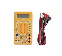 COATI - Multimetro Electrónico, Polimetro Profesional Electrónico, Tester Adecuado para Electricistas, Incluye Pantalla LCD, Juego de Punteras, Funda para Transporte y Pila 9V