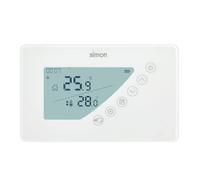 COATI Termostato digital Programación diaria y semanal para calefacción/aire Frío/Calor 5–30º Blanco