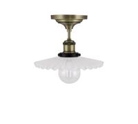 Globen Lighting Plafón Cobbler 25 cm blanco