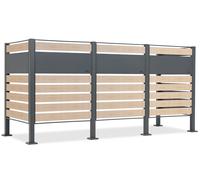 Cobertizo de basura para 3 contenedores de 120 l o 240 l Breda CoverTech