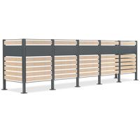 Cobertizo de basura para 5 contenedores de 120 l o 240 l Breda CoverTech