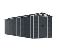 Cobertizo De Jardín Acero Galvanizado Antracita 191x640x198 Cm Vidaxl