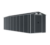 Cobertizo De Jardín Acero Galvanizado Antracita 191x725x198 Cm Vidaxl