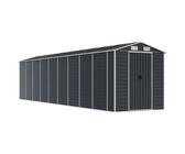 Cobertizo De Jardín Acero Galvanizado Antracita 191x810x198 Cm Vidaxl