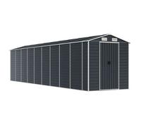 Cobertizo De Jardín Acero Galvanizado Antracita 191x810x198 Cm Vidaxl