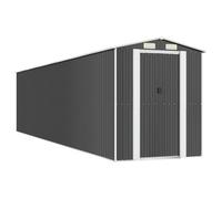 Cobertizo De Jardín Acero Galvanizado Antracita 192x855x223 Cm Vidaxl