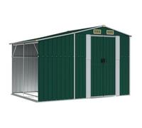 Cobertizo De Jardín Acero Galvanizado Verde 277x192,5x179 Cm Vidaxl