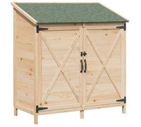 Cobertizo De Jardín Natural 106 X 56 X 113,5 Cm Vidaxl