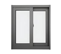 Cobertizo horizontal de aluminio templado con ventana deslizante con mango de bloqueo, 80 x 70 cm, solución de ventilación interior para el hogar, diseño duradero y seguro