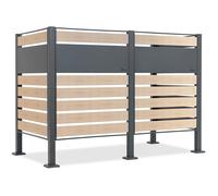 Cobertizo para 2 cubos de basura de 120 l o 240 l Breda CoverTech