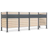 Cobertizo para 4 cubos de basura de 120 l o 240 l Breda CoverTech