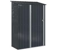 Cobertizos De Jardín Antracita 140,5 X 74 X 200 Cm Metal Vidaxl