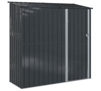 Cobertizos De Jardín Antracita 203 X 85,5 X 200 Cm Metal Vidaxl