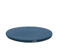 Cobertor para Piscina Hinchable Redonda con Faldón de 30 cm - Cubierta Protectora de Vinilo Resistente 0,18 mm con Cuerda de Sujeción - Tapa Impermeable contra Hojas, Suciedad y Lluvia - Compatible