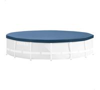 Cobertor Piscina Circular Intex para Metal y Prisma Frame, 457x457x25 Cm, Azul Marino