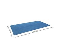 Cobertor Solar de Burbujas BESTWAY para Piscina Desmontable de varias medidas y modelos: rectangular y circular de fácil instalación sobre el agua. El plástico evita que el agua se ensucie y lo calien
