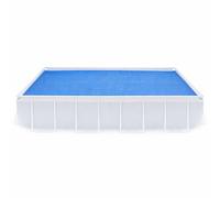 Cobertura Solar Para Piscina Rectangular De Estructura De Acero 549 X 274Cm