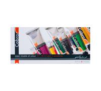 Cobra Artist Set de Colores Al Óleo Regalo 10 x 40 ml + Accesorios en caja de cartón. Royal Talens