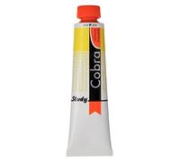 Cobra Colorante al óleo mezclable con agua Study - Amarillo limón permanent 254 - Tubo de 40 ml - Alta resistencia a la luz - Sin disolventes