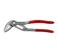 KNIPEX Cobra ES Tenaza de agarre pico loro extra esbelta con cartulinas autoservicio Mangos plasticos por inmersión, 87 51 180 SB
