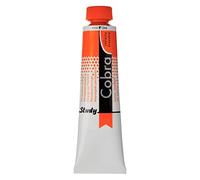 Cobra Study Tubo de colores al óleo mezclables con agua 40 ml - Anaranjado permanente 266 - Pigmento semiopaco de alta calidad - Sin disolventes