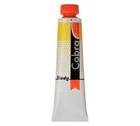 Cobra Tubo de colores al óleo mezclables con agua Study - Amarillo primario 275-40 ml - Semiopaco - Pigmentos de alta calidad - Sin disolventes - Solidez a la luz++.
