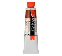 Cobra Tubo de colores al óleo mezclables con agua Study - Tierra de Siena natural 234-40 ml - Semiopaco - Excelente resistencia a la luz