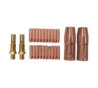 Cobre para mig Consejos de contacto 20pcs alta conductividad resistente al | 20 puntas de contacto de cobre, excelente conductividad, reduce el sobrecalentamiento, se adapta a linternas Lincoln para