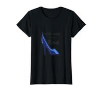 Cocinará para Zapatos Camiseta gráfica económica, Mujer, Negro, XL