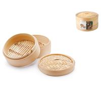 Cocinas de Vapor de Bambú ' 3 Piezas Diámetro 25CM Cesta una Etapa para Cocina A