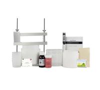 Cocinista Kit Premium para Hacer Queso en Casa con Prensa Regulable, Moldes y Fermentos Incluidos, Termómetro con Sonda y Tela de Quesero, Recetario para Queso Fresco, Burgos, Prensado y Azul