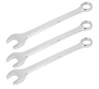 Cocoarm 10PCS Llave Combinada Llave de Trinquete 20 Mm Acero Al Cromo Vanadio de Doble Cabeza Acabado Pulido Extendido para Ensamblaje de Piezas de Reparación de Automóviles Uso Diario