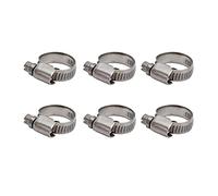 Cocoarm 30 Abrazaderas de Manguera, Juego de Abrazaderas de Línea de de Acero Inoxidable 304, Clips de Tubo Ajustables de Estilo Alemán de 9 Mm de Ancho y 0,6 Mm de Grosor para Tuberías de Agua,