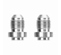 Cocoarm 6AN Tapones de Soldadura Soldadura de Metal en Conector de Tapón Adaptador de Manguera AN6 2PCS Diseño de ángulo de Fuga Cónico Profundo Reemplazo Directo para Tanque de Aceite B16 Enfriador