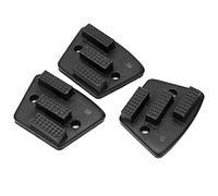 Cocoarm Amoladora de Diamante Trapezoidal Disco de Pulido de Concreto de Diamante 3 Piezas 30 Grano 3 Dientes en Forma de Abanico de 2 Orificios Material de para Amoladoras de Concreto Usuarios de