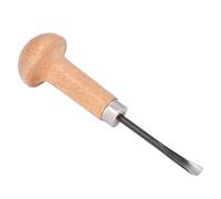Cocoarm Cincel para Tallar Madera, Cincel para Carpintería con de Haya con Hoja de Gubia Recta de Acero de Alta Velocidad, Agarre Antideslizante, Corte Fino, Apertura de Madera, para Talladores