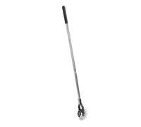 Cocoarm Cortadora de Césped Manual, Cuchillas Autoafilables, Ajustable | Cizalla giratoria, rueda de corte de césped dentada, tubería de acero inoxidable, recorte de macizos de flores para caminos