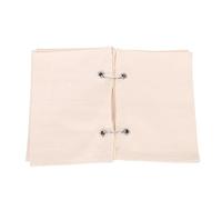 Cocoarm Cuaderno de Bocetos de Tela en Blanco, Cuaderno de Bocetos Portátil de Lino con Encuadernación en Espiral para Dibujo y Escritura Creativos