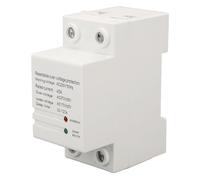 Cocoarm Dispositivo de Protección de Voltaje PC Retardante de Llama Protector de Sobretensión 40A AC230V Reinicio Automático Monofásico con Indicador de Luz para Electrodomésticos Carril DIN