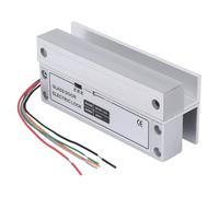 Cocoarm Glass Door Electric Bolt Lock, Feedback Signal 12 Volt | Control de acceso electrónico, salida cerrada normalmente abierta de cinco cables, aleación de aluminio para aplicaciones