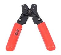 Cocoarm HS-202B Herramienta de Engarzado Pelacables Acero con Alto Contenido de Carbono 0,08-2,5 mm² Mini Alicates Manuales con Empuñadura de PVC para Corte de Cables Engarzado Trabajos de