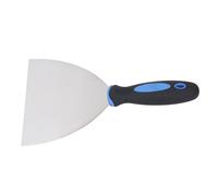 Cocoarm Juego de 2 Raspadores de Masilla de Acero Inoxidable para Paneles de Yeso, Hoja Pulida con Espejo, de PP TPR para Aplicar Yeso, Quitar Papel Tapiz, Reparación de Paredes, Mantenimiento del
