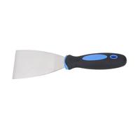 Cocoarm Juego de 2 Raspadores de Masilla de Acero Inoxidable para Paneles de Yeso, Hoja Pulida con Espejo, de PP TPR para Aplicar Yeso, Quitar Papel Tapiz, Reparación de Paredes, Mantenimiento del